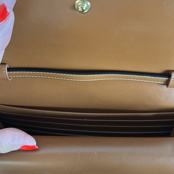 Celine Wallet  on strap in Triomphe canvas and smooth lambskin - Picture 10 of 16